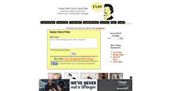 Desktop Screenshot of noswearing.com
